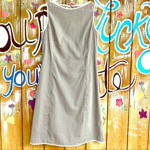 Ann Taylor Black and White Gingham Dress Sz 2